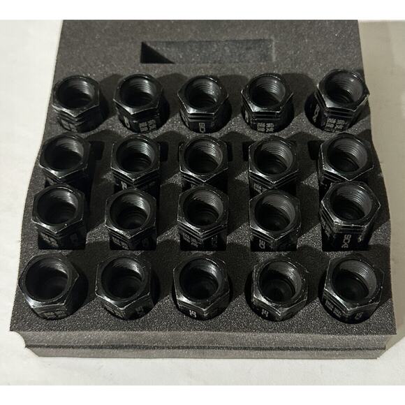 SICKSPEED 20 PC BLACK ALUMINUM LUG NUTS LUGS WHEELS No Tools‎ - Picture 2 of 8
